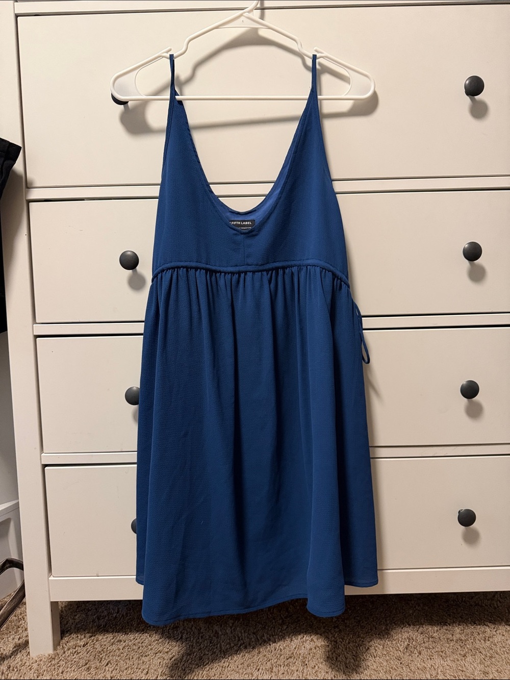 The Fifth Label Royal Blue Sleeveless Babydoll Sundress